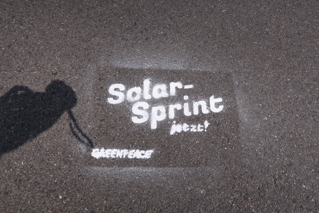 Greenpeace Solarsprint Grafiti